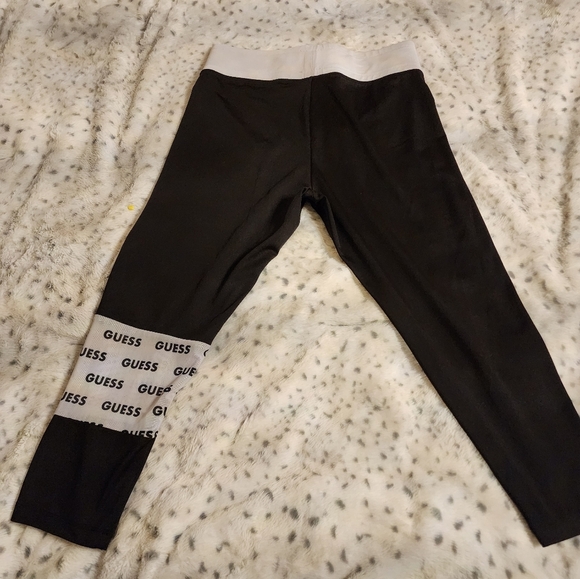 - GUESS CAPRI LEGGINS womens black and white size M. - Picture 2 of 6